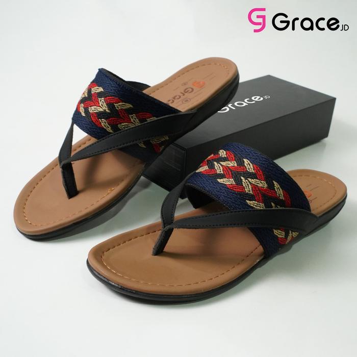 Gambar GRACE(RJT ATR TIPIS)/SANDAL CEWEK TURKI slop JAPIT/SENDAL WANITA RAJUT - Hitam, 41 dari surabaya onlinestore undefined Tokopedia