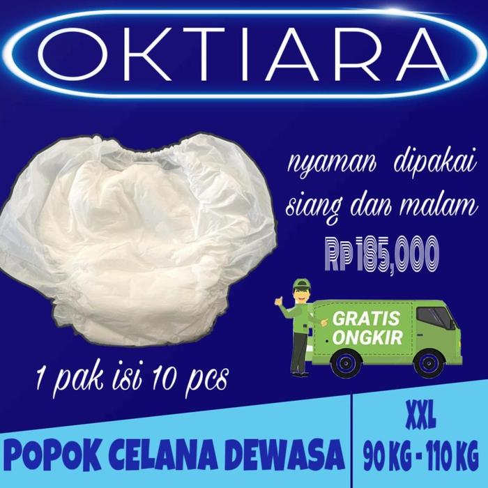 Gambar popok celana dewasa JUMBO XXL min.10 pcs / adult diaper / pempers - XXL dari OkTiara grosir popok dewasa undefined Tokopedia