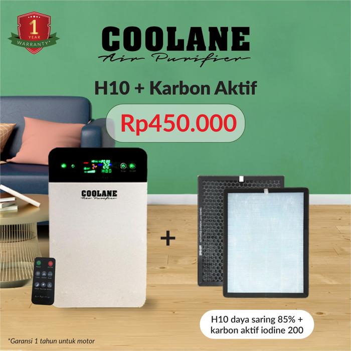 Gambar COOLANE Air Purifier HEPA Filter Penyaring Udara - H10+karbonaktif dari JellyLensCheap undefined Tokopedia