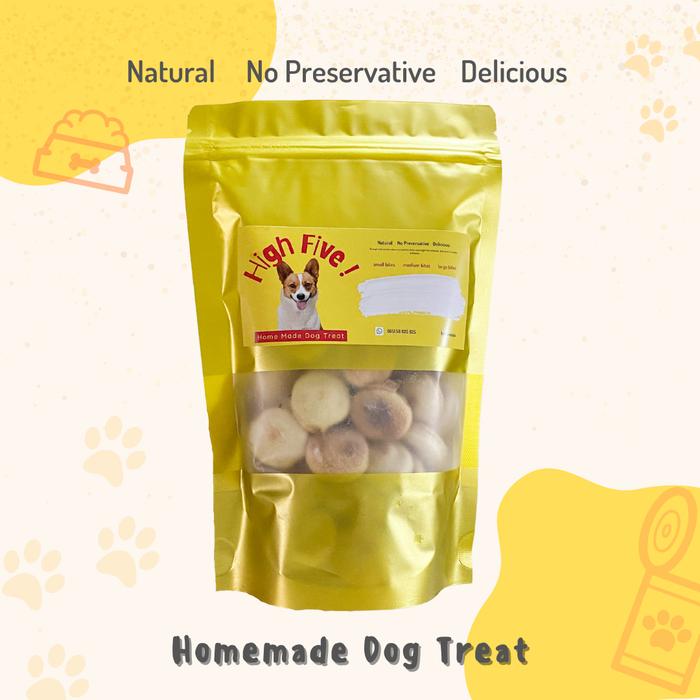 Gambar Snack Anjing HIGH FIVE! Homemade Dog Treat 200gram - BANANA MILK, 200 GRAM dari Madame Tju Jakarta undefined Tokopedia