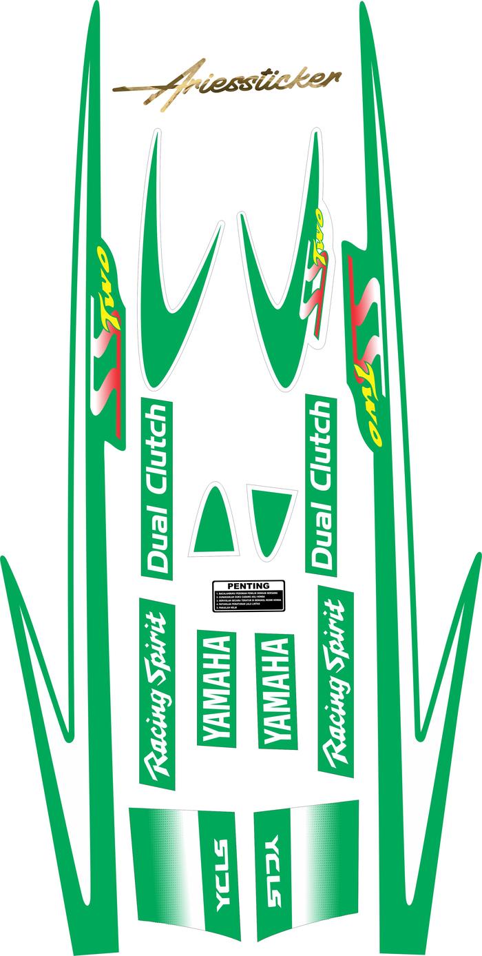 Gambar striping stiker f1zr fiz r ss two malaysia custom - Hijau dari Humaira sticker undefined Tokopedia