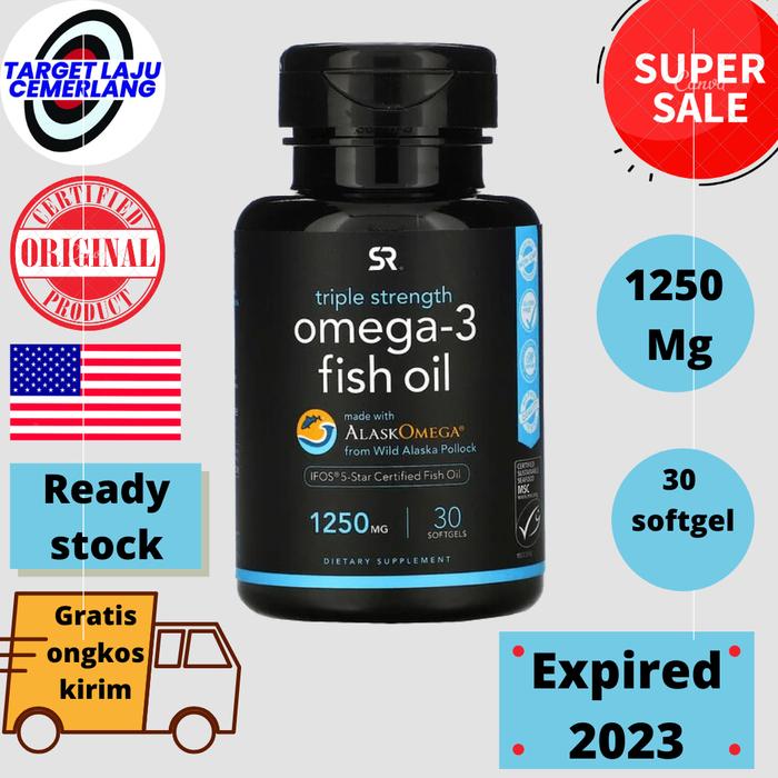 Jual Sport Research Omega 3 Fish Oil 1250 Mg 30 softgel - Jakarta Barat -  Target Laju store | Tokopedia