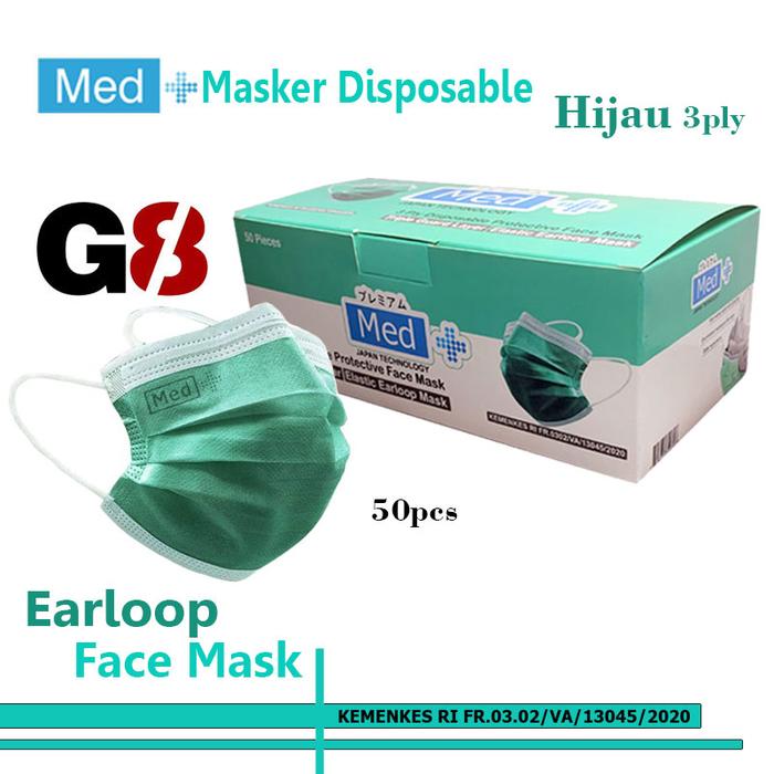 Promo Masker Medis 3Ply Sekali Pakai Disposable Face Mask Hijau Isi 50 Pcs  - Jakarta Pusat - Gudangdelapan | Tokopedia Promo Masker Medis 3Ply Sekali Pakai Disposable Face Mask Hijau Isi 50 Pcs  - Jakarta Pusat - Gudangdelapan | Tokopedia
