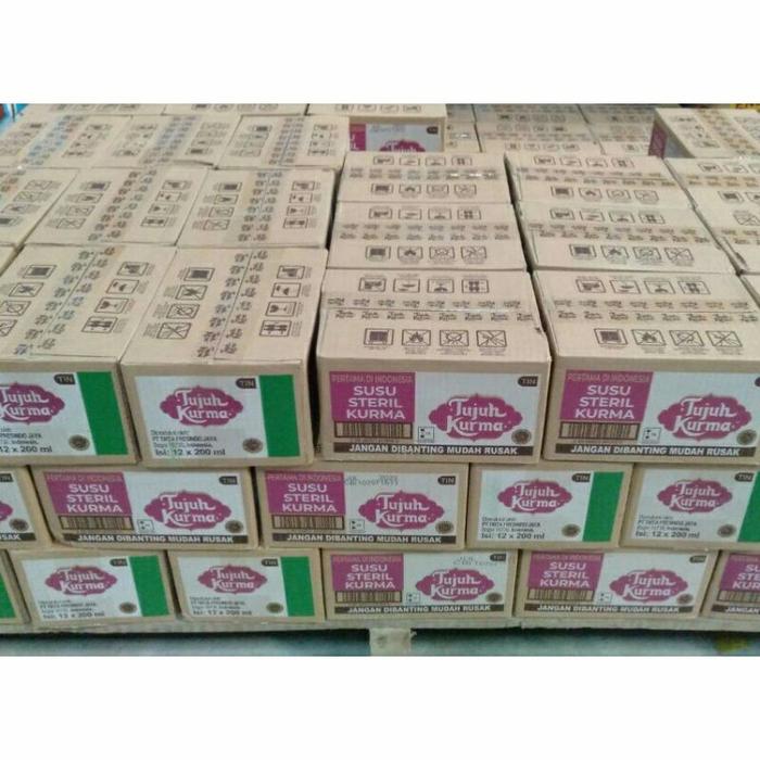 Gambar susu steril tujuh kurma (7 kurma 1dus isi 12 kaleng) dari Felia tokopedia undefined Tokopedia