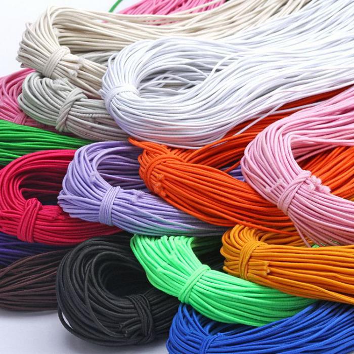 Gambar Tali Karet Elastis Bulat 1Mm Untuk Membuat Gelang Atau Kalung - Pink dari 89AKSESORIS undefined Tokopedia