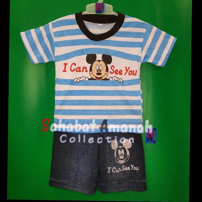 Gambar Setelan anak I CAN SEE YOU / MICK / SALUR / INTIP / LUCU / CUTE / hits - Hijau, L dari Sahabat_Amanah_Collection undefined 3 Tokopedia