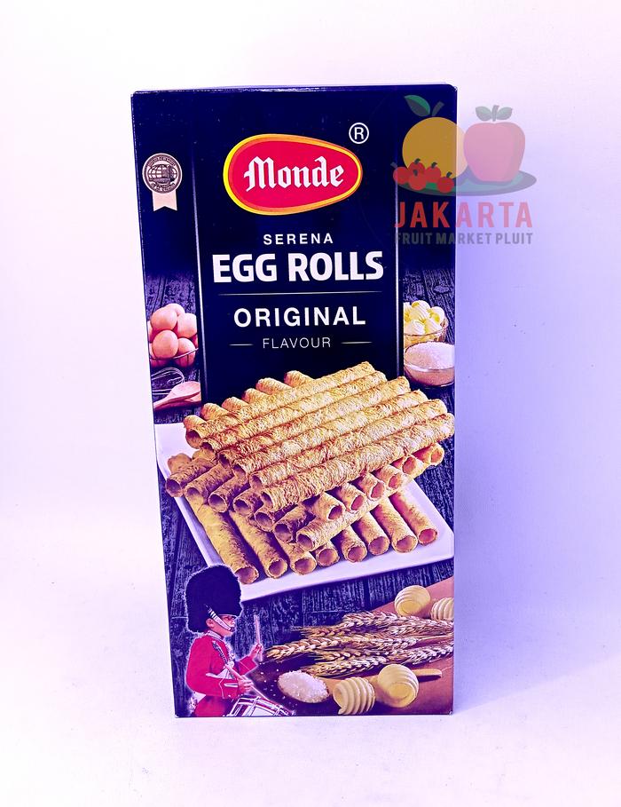 Gambar (KUE KERING) MONDE SERENA EGG ROLLS ORIGINAL FLOVOUR 168GR dari JAKARTA FRUIT MARKET undefined Tokopedia