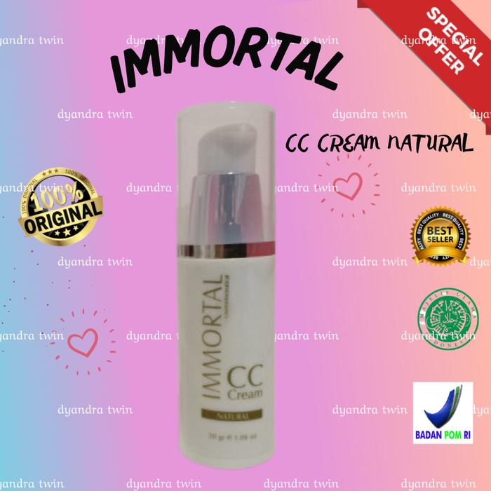 Gambar Immortal cc cream natural dari Dyandra twin undefined Tokopedia