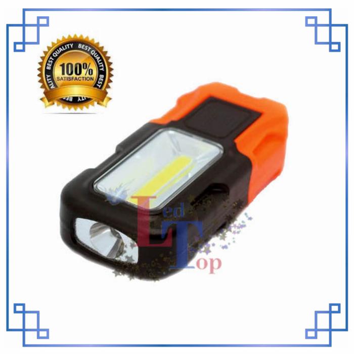 Gambar Lampu senter led cob magnet lampu darurat lampu camping dari Led Top undefined Tokopedia