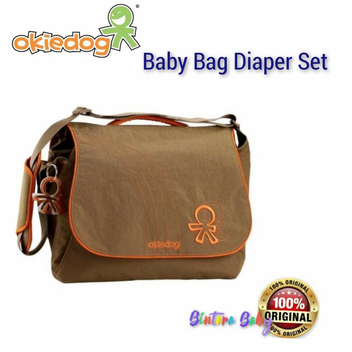 Gambar Okiedog Urban Sphinx Mud Burnt Orange Diaper Bag set /Tas Bayi Okiedog dari Bintara Baby undefined Tokopedia