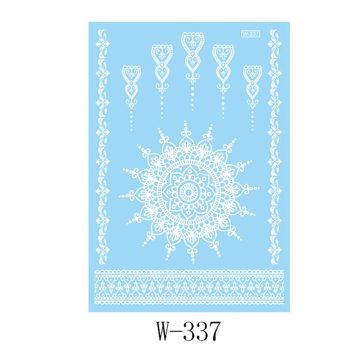 Gambar BRIDAL ART TEMPORARY HENNA TATTOO - W-337 dari mercydaily undefined Tokopedia