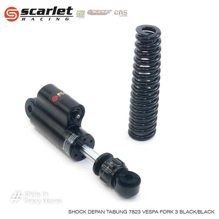 Gambar Scarlet Racing - Shock Absorber Shockbreaker Adjuster Rebound Skok Depan Vespa Classic Klasik 7823 Fork 3 - Black/Black dari scarletracingindonesia undefined Tokopedia