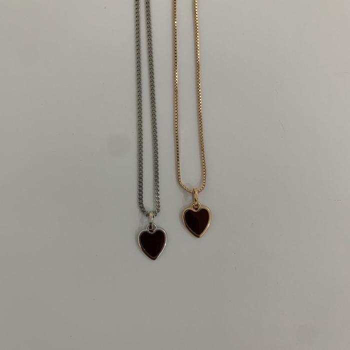 Gambar Loving brown necklace - silver dari Yela_NEW undefined Tokopedia
