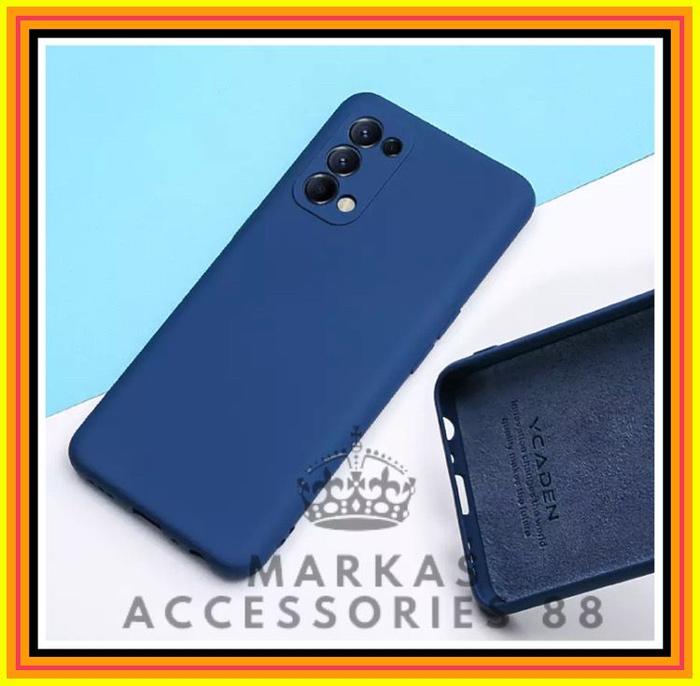 Gambar OPPO RENO 5 4G / RENO5 5G SILICONE RUBBER SOFT CASE VELVET COVER TPU - BLUE NAVY dari Markas acc 88 undefined Tokopedia