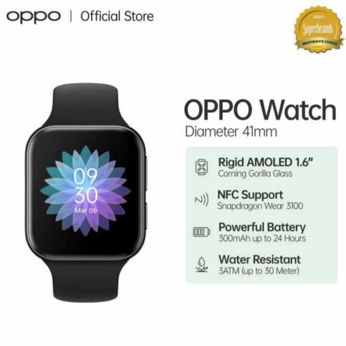 Gambar oppo watch 41mm - Hitam dari Sms_Top Gadget undefined Tokopedia