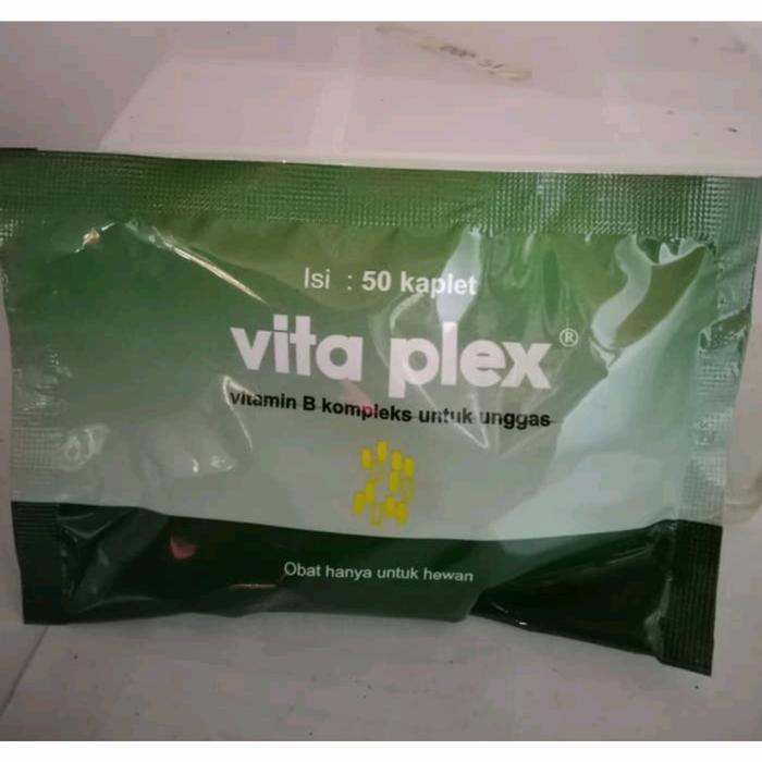 Gambar vitaplek vitaplex vitamin b kompleks untuk unggas isi 50 kaplet obat dari reno bird.shop undefined Tokopedia