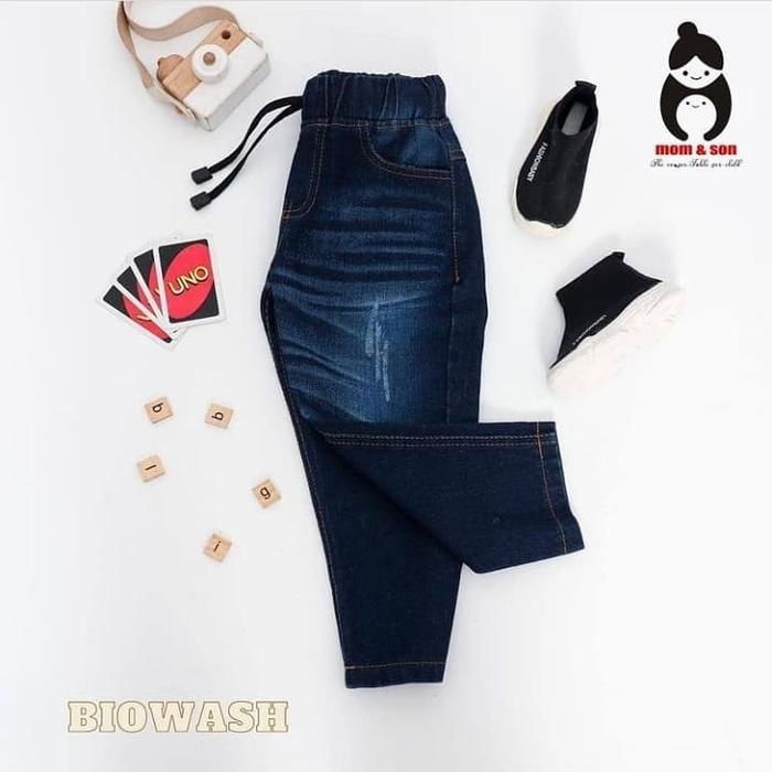 Gambar Celana Jeans Anak Unisex Mom & Sons Kalief 2-10 Tahun - Bio Wash, 10 dari tatana.shop undefined Tokopedia