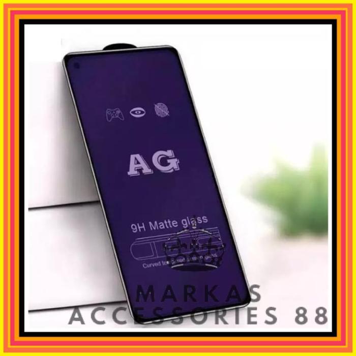 Gambar OPPO RENO 5F RENO5 F TEMPERED GLASS MATTE BLUELIGHT FRAME SCREEN GUARD - FRAME-BLACK dari Markas acc 88 undefined Tokopedia