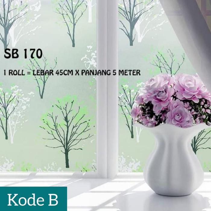 Gambar Sticker Kaca / Kaca film / stiker kaca jendela 5 Meter x 45 CM A001 - SB170 dari AlmiraID Makassar undefined Tokopedia