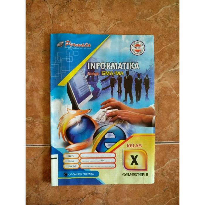 Gambar Buku LKS Informatika ( TIK ) SMA / MA Kelas 10, 11, 12 - 12 (Kumer), Genap dari Graha Karya Pustaka undefined Tokopedia