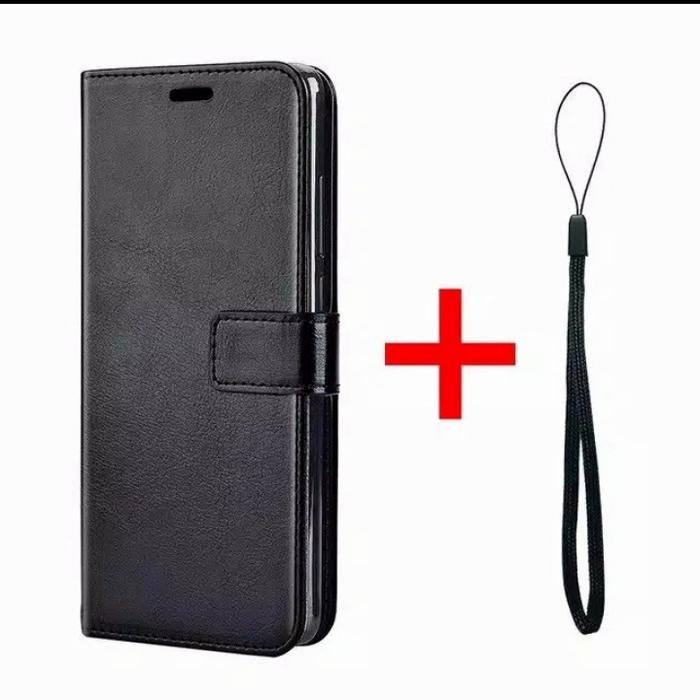 Gambar Flip Case Wallet Oppo F5 F7 F1S F1 PLUS leather case+Gantungan - Hitam, OPPO F1 PLUS dari Tripel x Part undefined Tokopedia