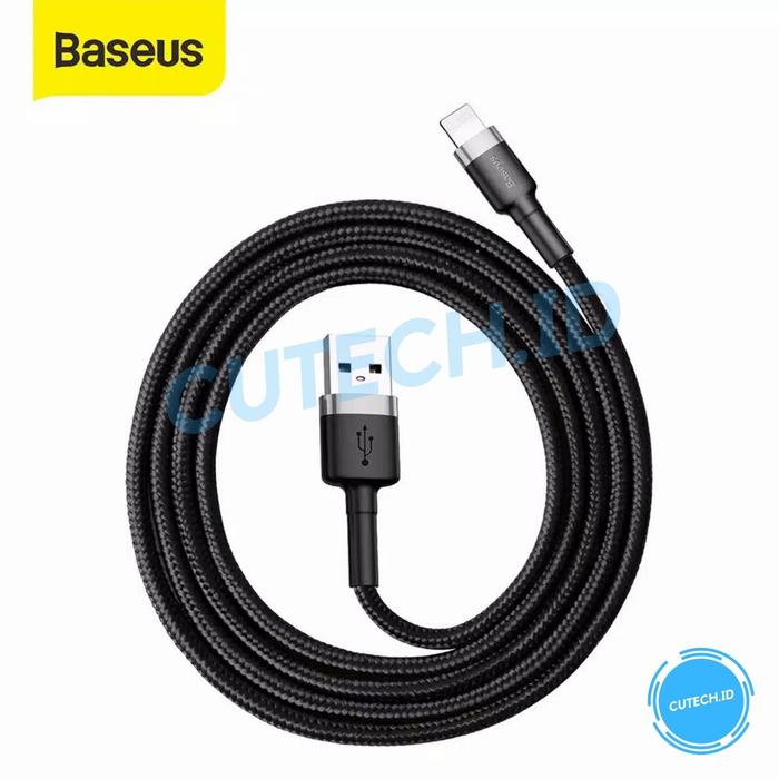Gambar BASEUS KABEL LIGHTNING All IPHONE - Hitam, 1 Meter dari CUTECH.ID undefined Tokopedia