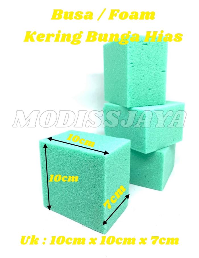 Gambar Modissjaya/Foam kering/Busa bunga/Floral foam/////Gabus kering - HIJAU KECIL dari Modissjaya undefined Tokopedia