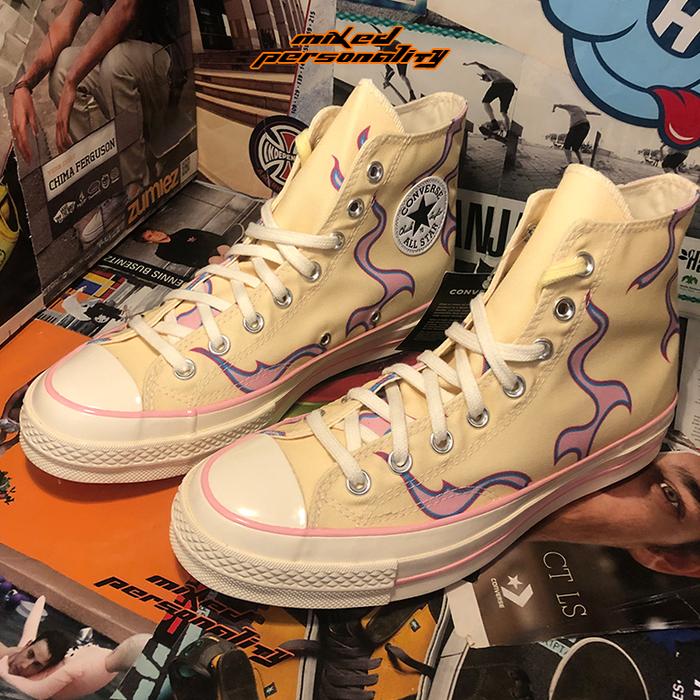 Golf Wang Yellow Flame Converse Golf Wang Flame Chuck 70 Yellow