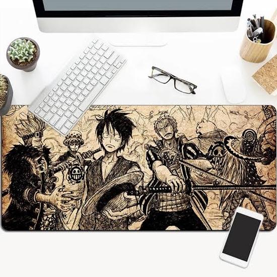 Gambar Mouse Pad XL Gaming Mousepad Besar PC Laptop Alas Meja Komputer - One Piece dari Gadget Therapy undefined Tokopedia