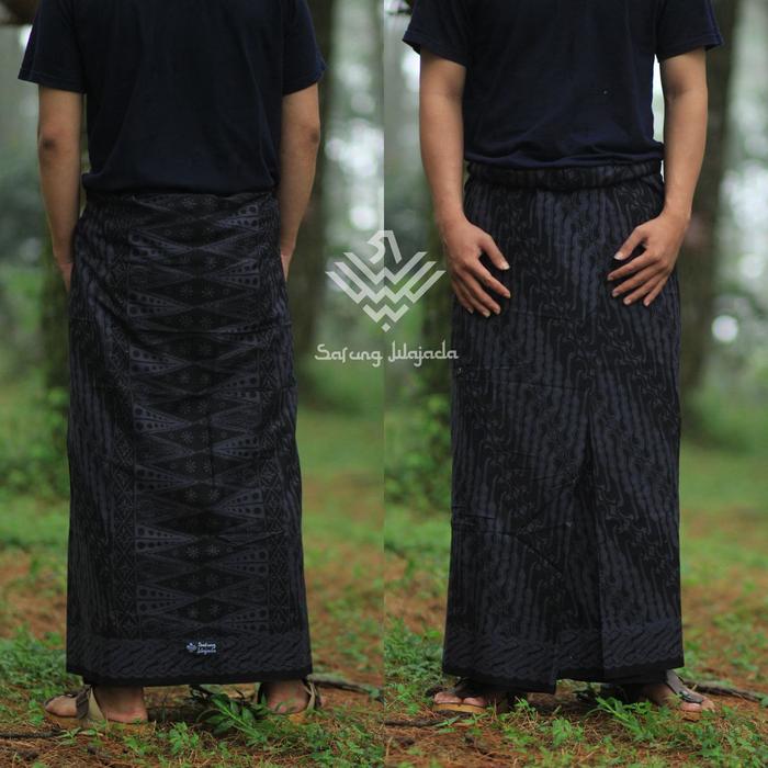 Gambar Sarung Batik Best Selleer Wajada Asli Batik Pekalongan Model Exclusive Warna Hitam - Abu-abu, 120x220(dewasa) dari FjKids_NEW undefined Tokopedia