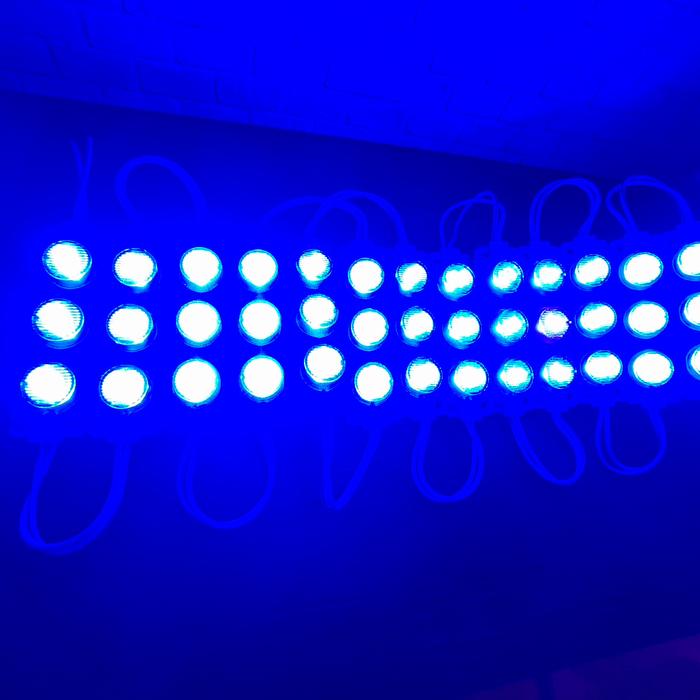 Gambar Lampu LED Modul/ Modulator 3 Mata 12 Volt - Biru dari CV GUDANG LED undefined Tokopedia
