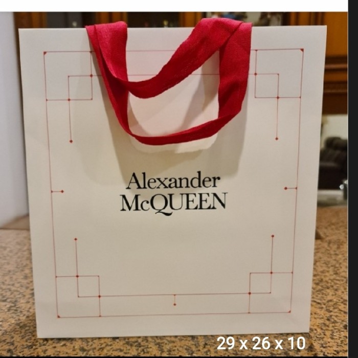 Alexander mcqueen paper bag new arrivals