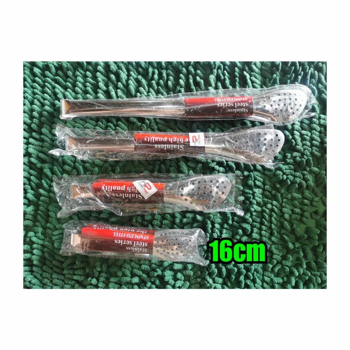 Gambar Capitan Gorengan stainless steel - Pencapit BBQ ss capitan daging bbq - 22cm dari Angelinathren undefined 5 Tokopedia