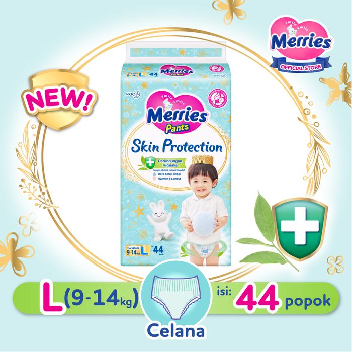 Promo Harga Merries Pants Skin Protection L44 44 pcs - Tokopedia