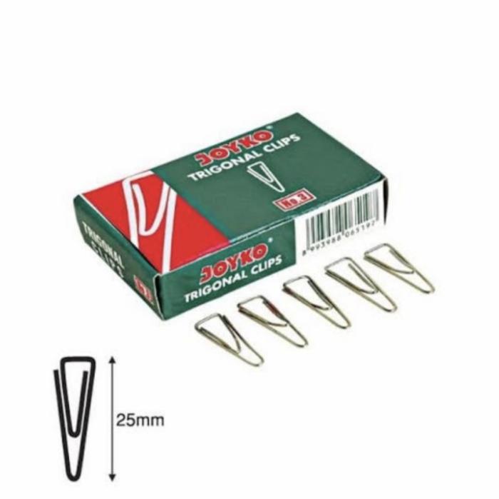 Gambar paper klip no 3 Joyko / 1 pack isi 10 box /Paper klip Murah dari Atkmurah.888 undefined Tokopedia