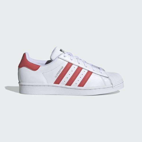 Adidas Best Female Sneakers 2021 Sepatu Adidas Superstar White Red
