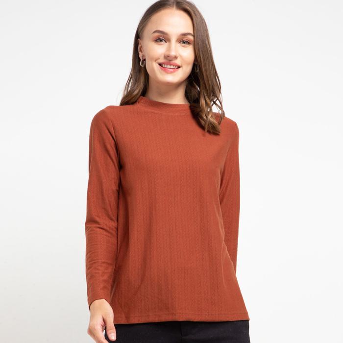 Jual Come Casual Knit Top 594 Brown 