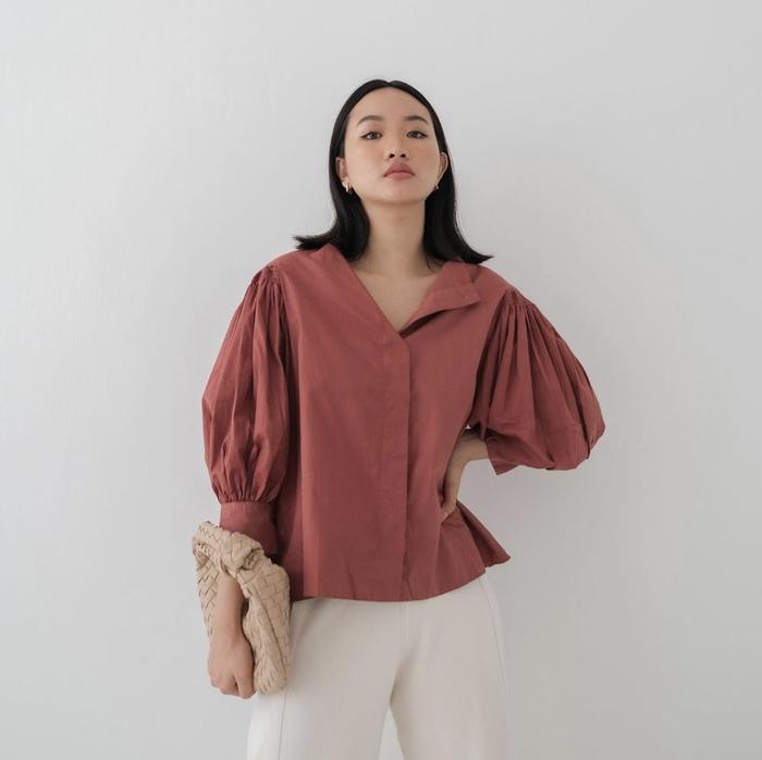 Gambar Mimo Shirt [PREMIUM] - Brick dari Jorelia8 undefined Tokopedia
