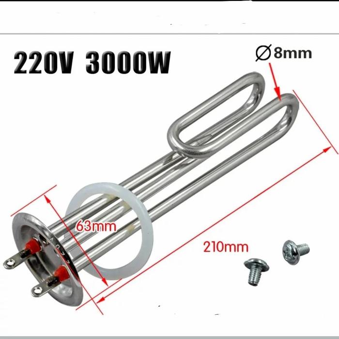 Gambar Element Heater Water Boiler / Heating Tube - Stainless dari AMS Jakarta_NEW undefined Tokopedia