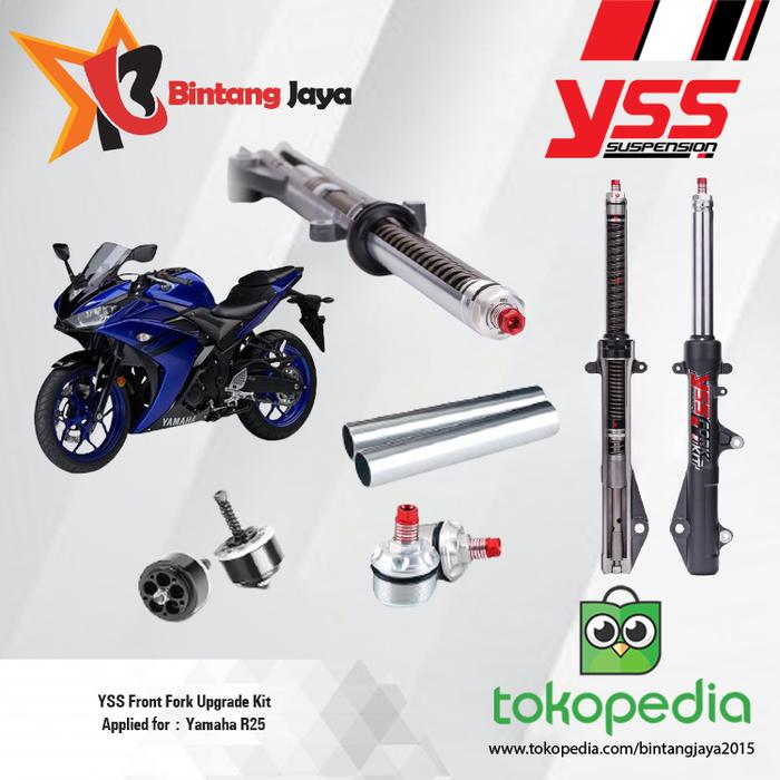 Fork R25 Jual YSS Front Fork Upgrade Kit for Yamaha R25 - Shock Depan - Jakarta ...