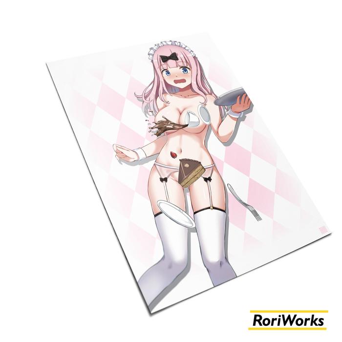 Gambar Poster Anime - Chika the Klutzy Maid [Love is War] - Ukuran A6 dari RoriWorks undefined Tokopedia