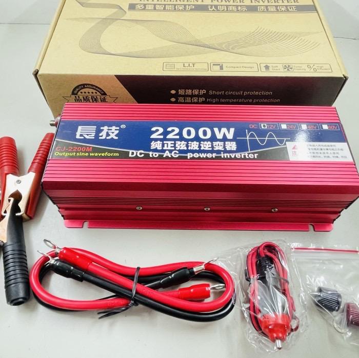 Gambar Inverter Pure Sine Wave DC 12V to AC220V 2000W 2000 Watt Power Solar dari Toko Listrik Batam undefined Tokopedia