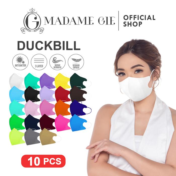 Gambar MADAME GIE Masker Duckbill Protect You Duckbill Mask - Isi 10 pcs - Putih dari Madame Gie Cosmetics undefined Tokopedia