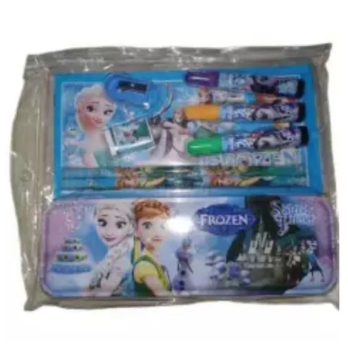 Gambar PAKET ALAT TULIS STUDY SET 8 IN 1 BUKU MEWARNAI PLUS SPIDOL - FROZEN dari RAJA ATK_NEW undefined Tokopedia