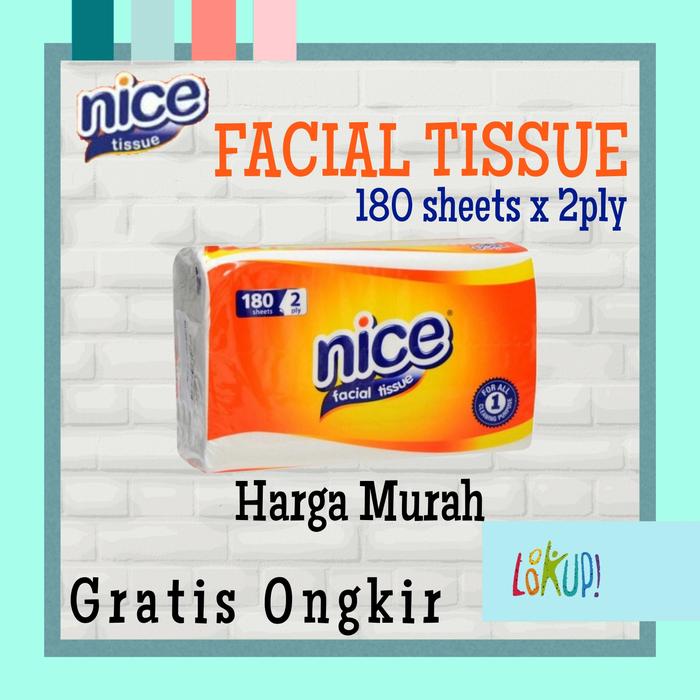 Gambar FACIAL TISSUE / TISU WAJAH 180'S NICE - Nice-180 dari LOOKUP1689 undefined Tokopedia