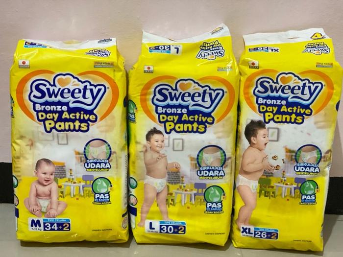 Promo Harga SWEETY Bronze Pants M34+2 36 pcs - Tokopedia