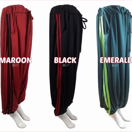 Gambar Rok Celana Sirwal Akhwat Sporty Anti Bakteri Totally Hijab - Hitam, All Size dari Totally Hijab Jogja undefined Tokopedia