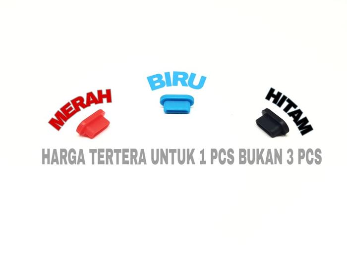 Gambar DUST PLUG TYPE C / PENUTUP LUBANG TYPE C LAPTOP HP TIPE C - Hitam dari Oktha Store undefined Tokopedia