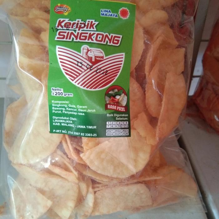 Gambar Keripik singkong linamajaya 200 g - balado dari aliza food and store undefined Tokopedia