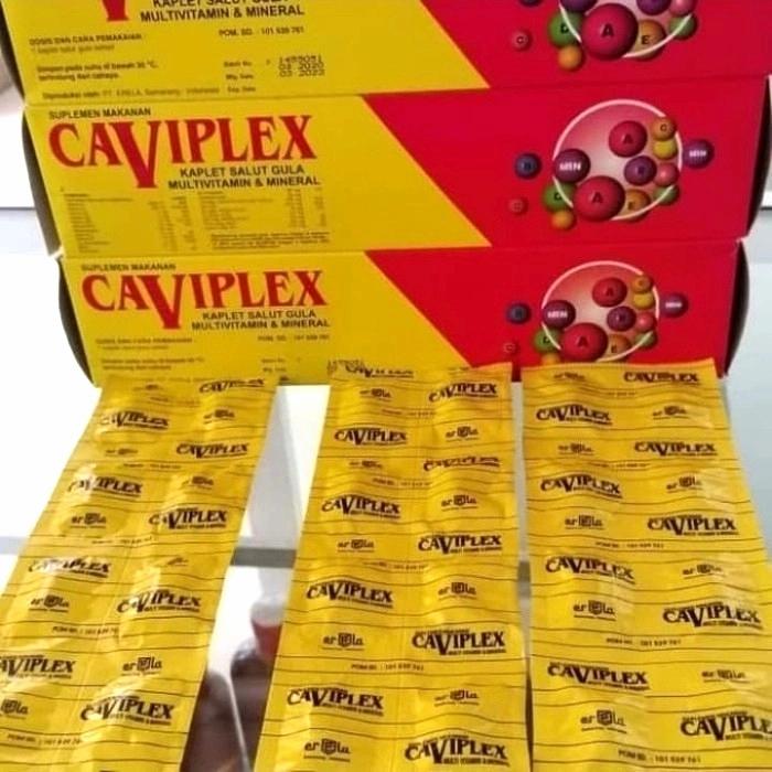 Gambar CAVIPLEX Multivitamin 1 BOX isi 100 tablet. dari MODYYSS undefined Tokopedia